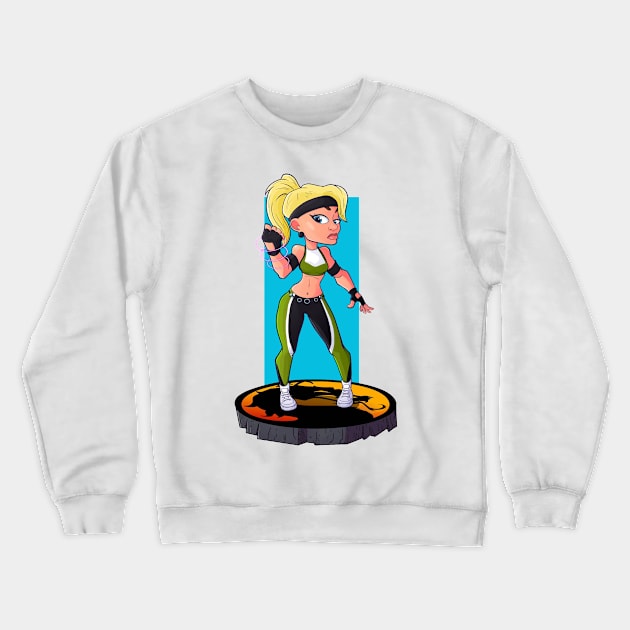 sonya Crewneck Sweatshirt by dubcarnage